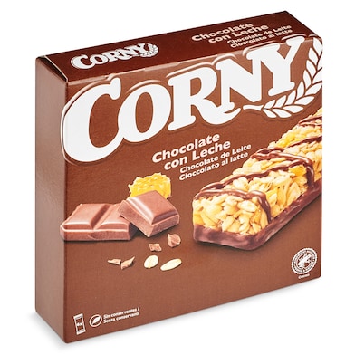 Barritas de cereales con chocolate con leche Corny 150 g-0