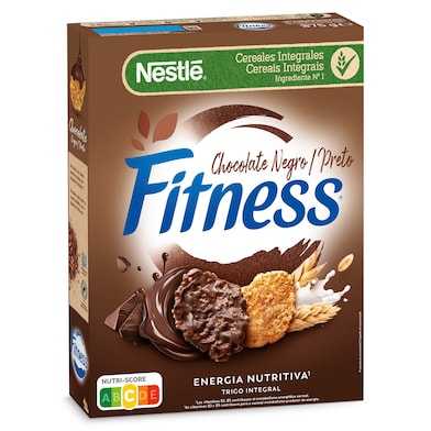 Cereales integrales con chocolate negro Nestlé Fitness 375 g-0