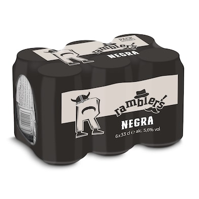 Cerveza negra Dia Ramblers pack 6 x 33 cl-0